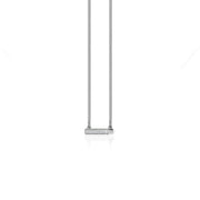 0.20 Moissanite Diamond Bar Style Necklace