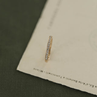 0.15 Half Eternity Moissanite Wedding Band