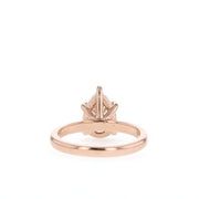 1.33 - 1.93 CT Pear Cut Solitaire Moissanite Engagement Ring - Barbara Maison 