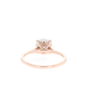 1 - 2.75 CT Round Cut Solitaire Moissanite Engagement Ring - Barbara Maison 