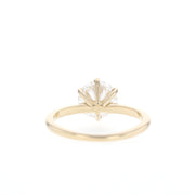 1 - 2.0 CT Round Cut Solitaire Moissanite Engagement Ring - Barbara Maison 