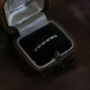 0.36 TCW Marquise Cut Bubble Prong Moissanite Wedding Band - Barbara Maison 