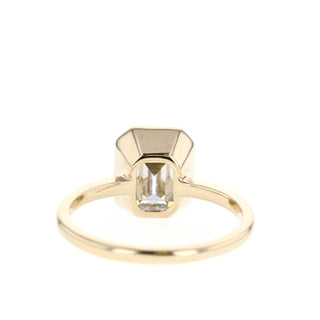 0.92 CT-3.24 CT Emerald Cut Solitaire Moissanite Engagement Ring - Barbara Maison 