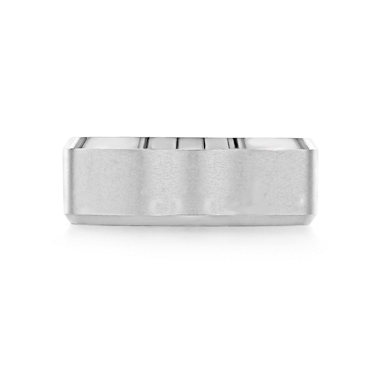 Beveled Classic Men's Wedding Band - Barbara Maison 