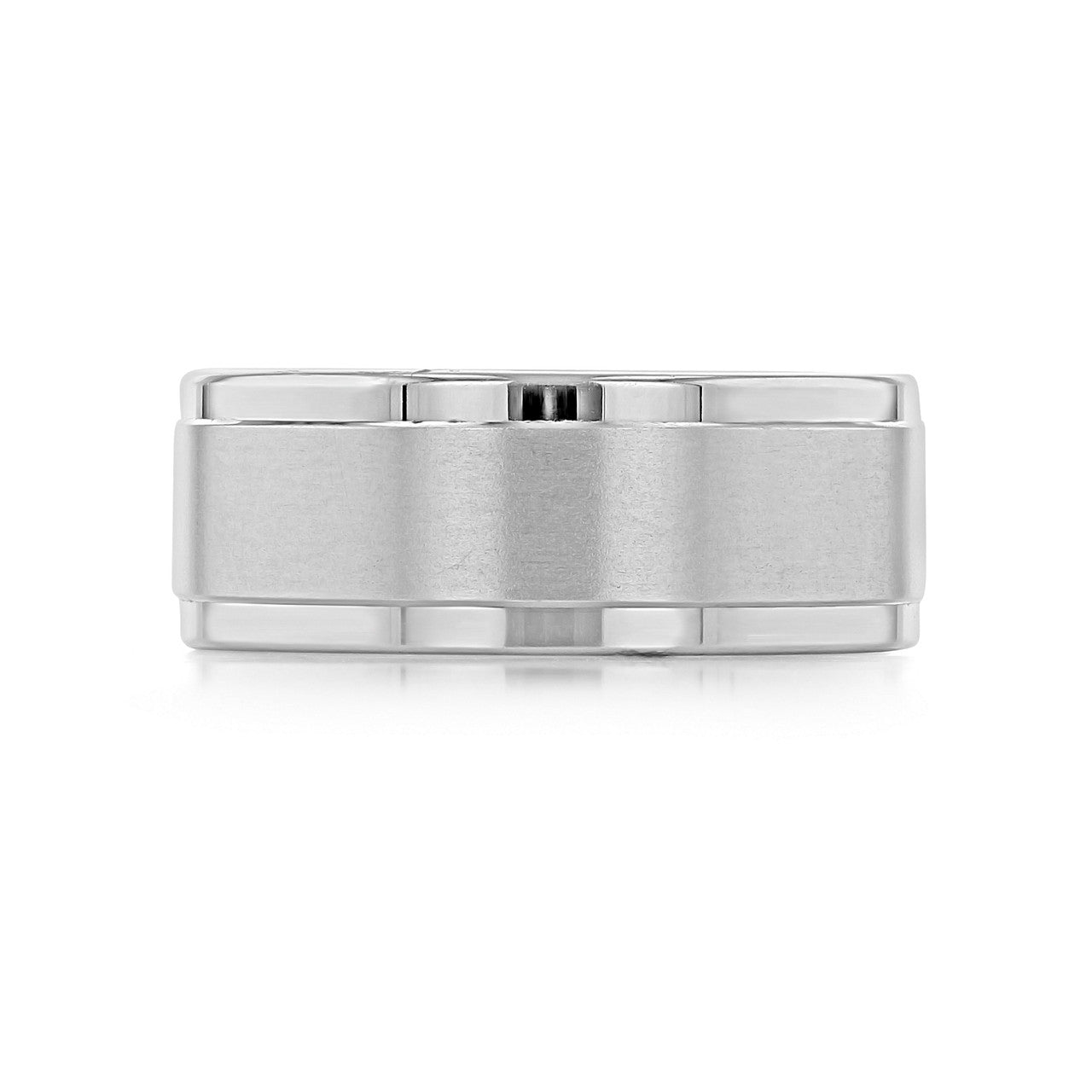 Brushed Finish Classic Wedding Band for Men - Barbara Maison 