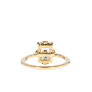 1.04 CT-2.43 CT Radiant Cut Cluster Moissanite Engagement Ring - Barbara Maison 