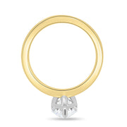 1.80 CT Pear Solitaire CVD E/VS1 Diamond Engagement Ring - Barbara Maison 