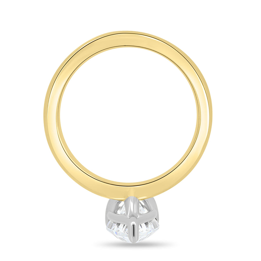 1.80 CT Pear Solitaire CVD E/VS1 Diamond Engagement Ring - Barbara Maison 