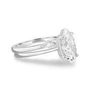 1.50 CT Marquise Solitaire CVD F/VS1 Diamond Engagement Ring - Barbara Maison 