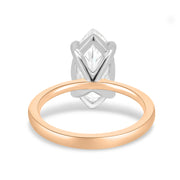 1.50 CT Marquise Solitaire CVD F/VS1 Diamond Engagement Ring - Barbara Maison 