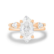 1.50 CT Marquise Solitaire CVD F/VS1 Diamond Engagement Ring - Barbara Maison 