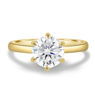 1.83 CT Round Cut Solitaire G/VS2 Lab Grown Diamond Engagement Ring - Barbara Maison 