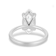1.50 CT Marquise Solitaire CVD F/VS1 Diamond Engagement Ring - Barbara Maison 