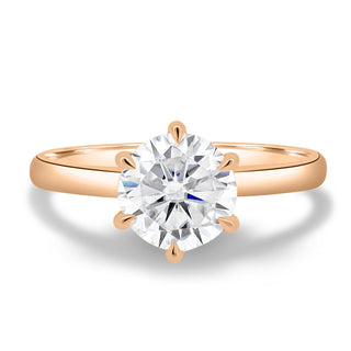 1.83 CT Round Cut Solitaire G/VS2 Lab Grown Diamond Engagement Ring - Barbara Maison 