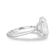1.50 CT Marquise Solitaire CVD F/VS1 Diamond Engagement Ring - Barbara Maison 