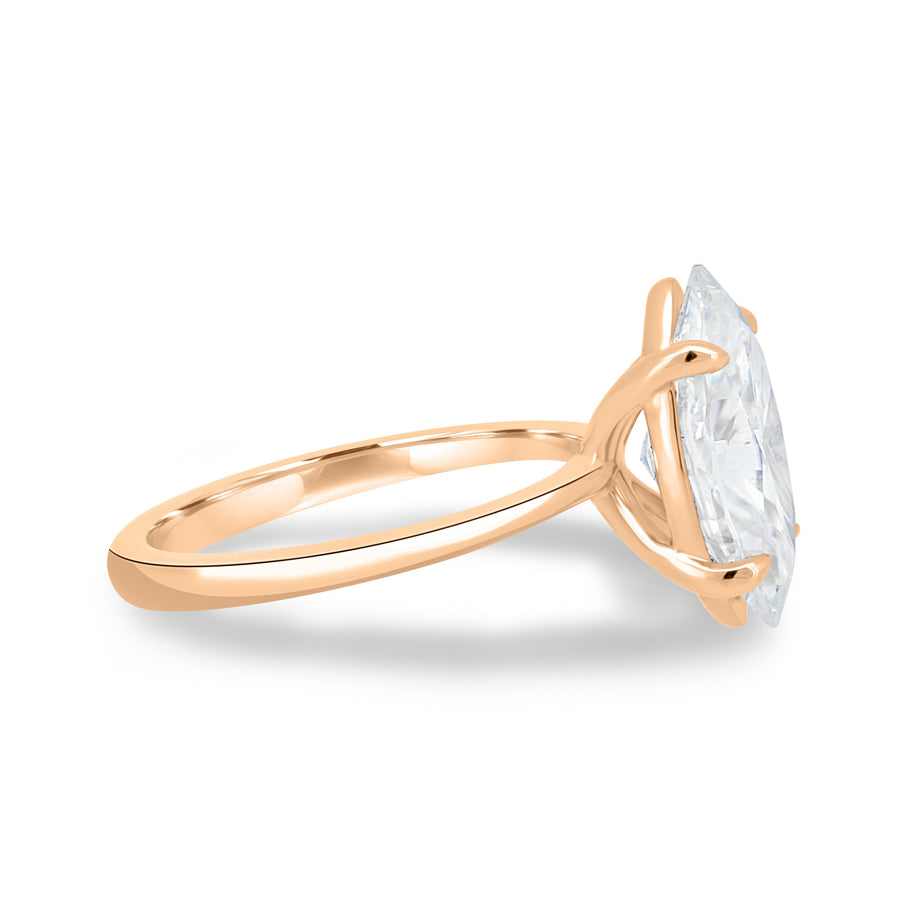 1.50 CT Marquise Solitaire CVD F/VS1 Diamond Engagement Ring - Barbara Maison 