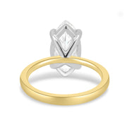 1.50 CT Marquise Solitaire CVD F/VS1 Diamond Engagement Ring - Barbara Maison 