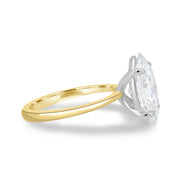 1.50 CT Marquise Solitaire CVD F/VS1 Diamond Engagement Ring - Barbara Maison 