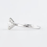 1.0 CT Round Solitaire Style Moissanite Engagement Ring - Barbara Maison 