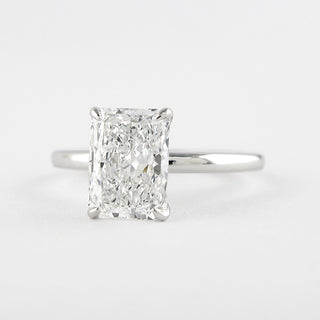 1.8 CT Radiant Cut Solitaire Style Moissanite Engagement Ring - Barbara Maison 