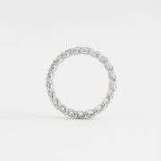 1.32 CT Marquise Cut Full Eternity Moissanite Wedding Band - Barbara Maison 