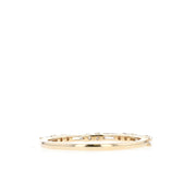 0.37 TCW Round & Baguette Alternative Moissanite Wedding Band - Barbara Maison 