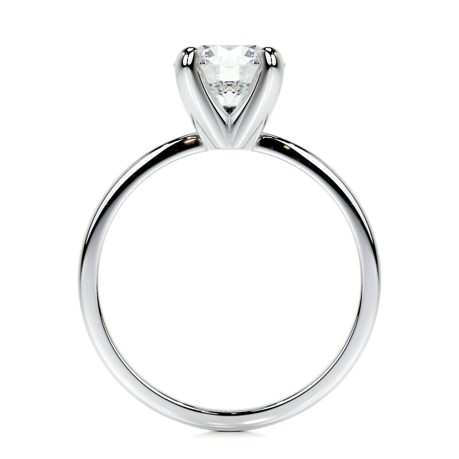 1.50 CT Round Solitaire CVD E/VVS2 Diamond Engagement Ring - Barbara Maison 