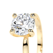 1.50 CT Round Solitaire CVD E/VVS2 Diamond Engagement Ring - Barbara Maison 
