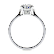 2.0 CT Round Solitaire CVD E/VS2 Diamond Engagement Ring - Barbara Maison 