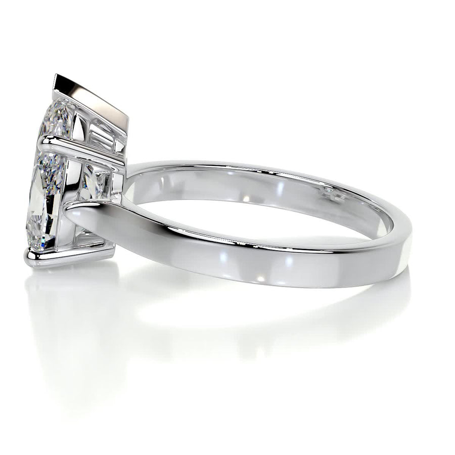 2.0 CT Round Solitaire CVD E/VS2 Diamond Engagement Ring - Barbara Maison 