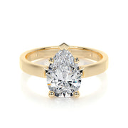 2.0 CT Round Solitaire CVD E/VS2 Diamond Engagement Ring - Barbara Maison 