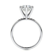 2.0 CT Round Solitaire CVD E/VS2 Diamond Engagement Ring - Barbara Maison 