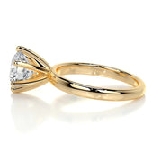 2.0 CT Round Solitaire CVD E/VS2 Diamond Engagement Ring - Barbara Maison 