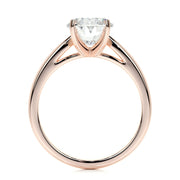 2.0 CT Oval Solitaire CVD G/VS2 Diamond Engagement Ring - Barbara Maison 
