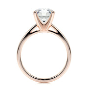 2.0 CT Round Solitaire CVD H/VS2 Diamond Engagement Ring - Barbara Maison 