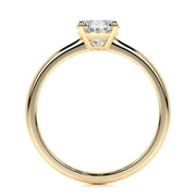 1.0 CT Oval Solitaire CVD E/VS2 Diamond Engagement Ring - Barbara Maison 