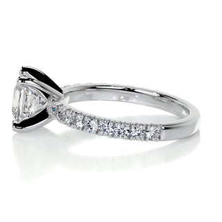 1.0 CT Princess Solitaire CVD D/VS1 Diamond Engagement Ring - Barbara Maison 