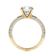 2.0 CT Round Solitaire CVD E/VS2 Diamond Engagement Ring - Barbara Maison 