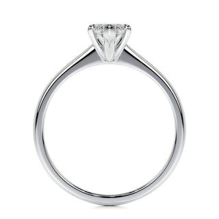 1.0 CT Marquise Solitaire CVD F/VS2 Diamond Engagement Ring - Barbara Maison 