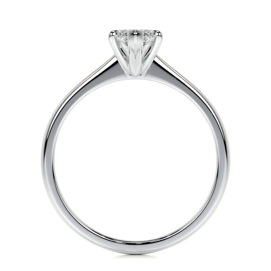 1.0 CT Marquise Solitaire CVD F/VS2 Diamond Engagement Ring - Barbara Maison 