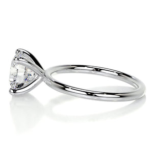 2.0 CT Round Solitaire CVD E/VS2 Diamond Engagement Ring - Barbara Maison 