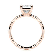 2.0 CT Radiant Solitaire CVD E/VS2 Diamond Engagement Ring - Barbara Maison 