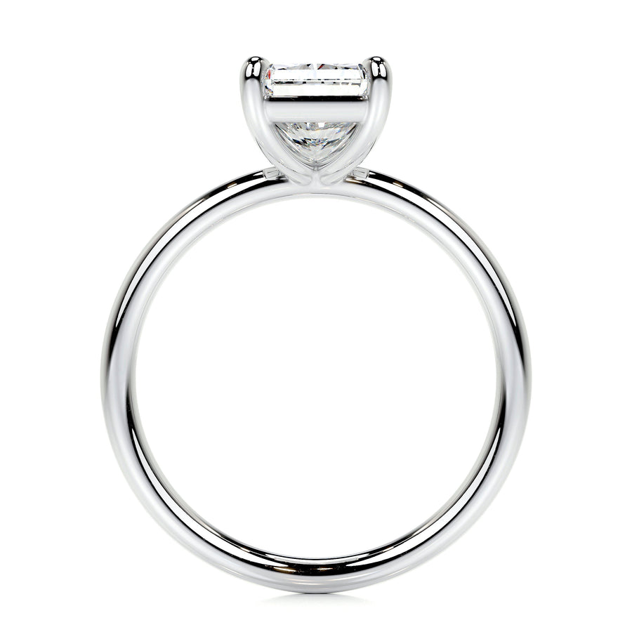 2.0 CT Radiant Solitaire CVD E/VS2 Diamond Engagement Ring - Barbara Maison 