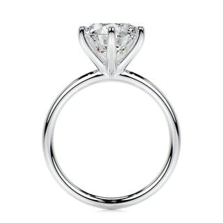 2.0 CT Round Solitaire CVD E/VS2 Diamond Engagement Ring - Barbara Maison 