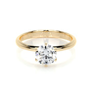 1.0 CT Marquise Solitaire CVD F/VS2 Diamond Engagement Ring - Barbara Maison 
