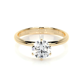 1.0 CT Marquise Solitaire CVD F/VS2 Diamond Engagement Ring - Barbara Maison 