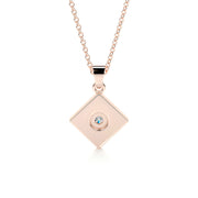 0.25 CT Round CVD F/VS Diamond Necklace - Barbara Maison 