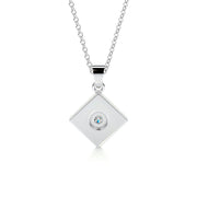 0.25 CT Round CVD F/VS Diamond Necklace - Barbara Maison 