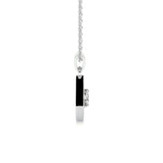 0.25 CT Round CVD F/VS Diamond Necklace - Barbara Maison 