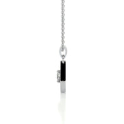 0.25 CT Round CVD F/VS Diamond Necklace - Barbara Maison 